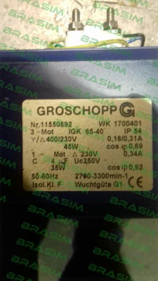 Groschopp-11550892 IGK 65-40 price