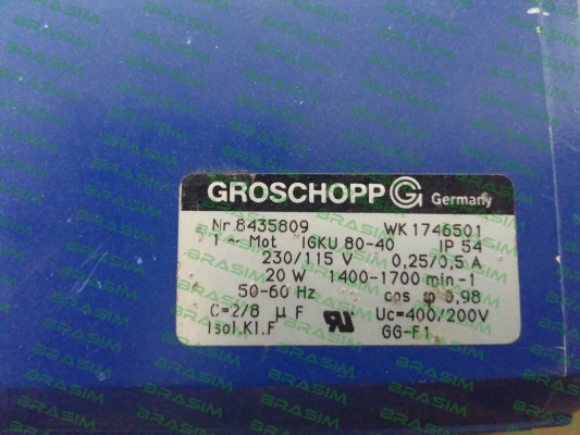 Groschopp-Nr: 8435806 WK 1746501  price