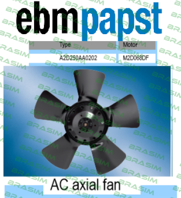 EBM Papst-A2D250AA0202 price