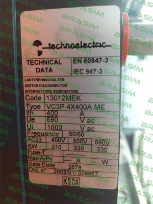 Technoelectric-13012MEK  price