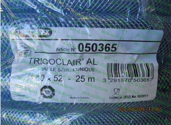 Tricoflex-TRICOCLAIR-AL (1 Pack=25m) price