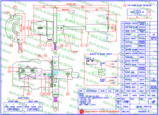 Daehwa-LS-SM-D3-65A (Dwg No. :  DX005S-L) price