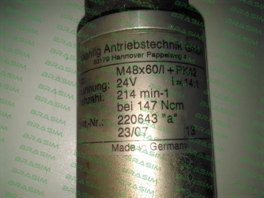 Kaehlig Antriebstechnik-M48x60/I+PK42  price