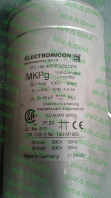 Electronicon-P/N:1051317 Type: 275.186-405600/221K02 price