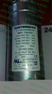 Electronicon-277.169-516600/221402, obsolete replaced by 275.186-516600 221402  price