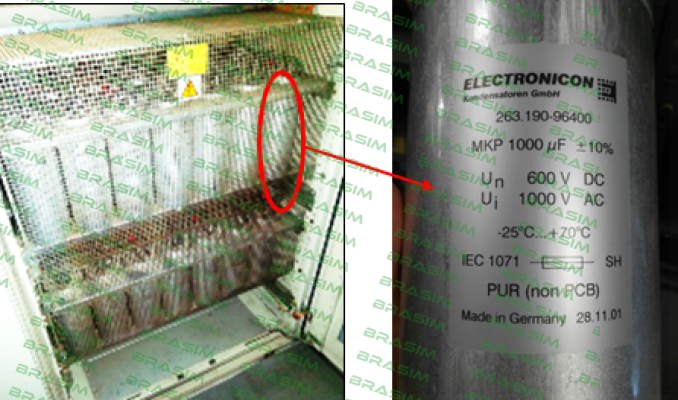 Electronicon-263.190-96400, obsolete replaced by E63.R24-105C20  price