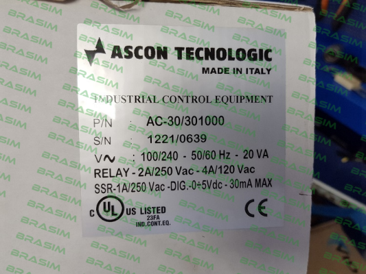 Ascon-P/N AC-30/301000  price