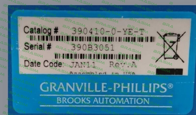 GRANVILLE PHILLIPS-390410-0-YE-T    price