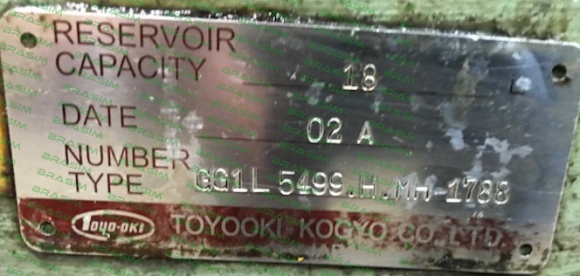 Toyooki-GG1L5499.H.MH-1788 OEM   price