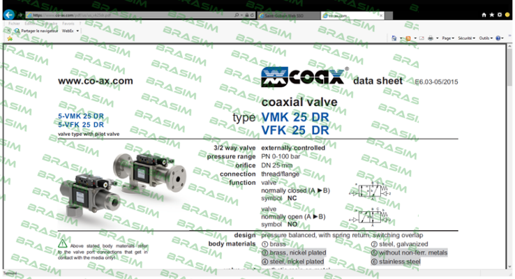 Coax-VMK 25 DR NC price