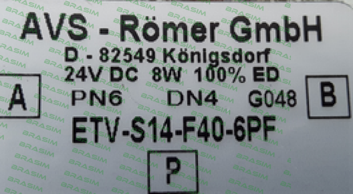 Avs Römer-ETV-S14-F40-6PF  OEM for Thermoplan  price