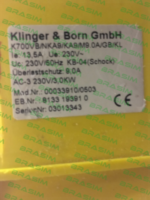 Klinger Born-Art.Nr.: 0003.0221 price