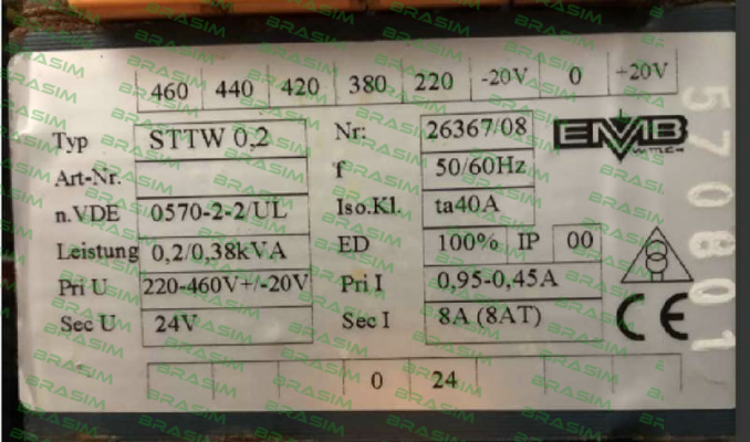 EMB Wittlich-Typ STTW 0,2  price