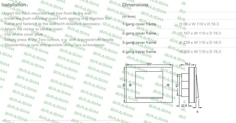 Gira-Model:TX44, 2-gang cover frame  price