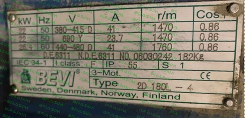 Bevi-2D 180l-4, obsolete replaced by 3D  price