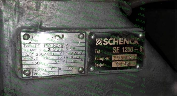 Schenck-SE 1250-6 Obsolete! Replaced by Typ F 1300-6-7.0  price