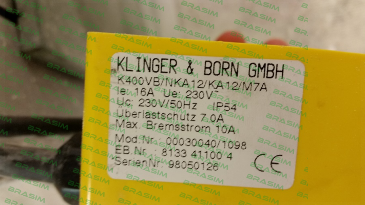 Klinger Born-K400 (0003.0040) price