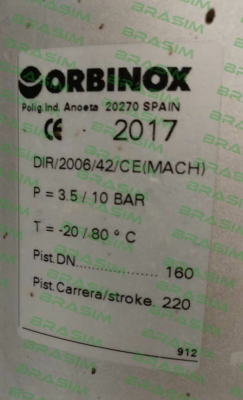 Orbinox-Ø 100 / stroke 95 price