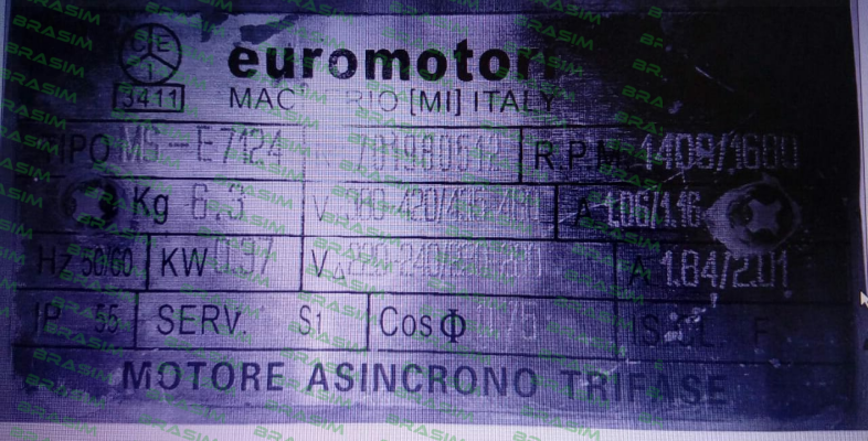 Euromotori-MS-E7124 old code, new code A B3P4 004 price