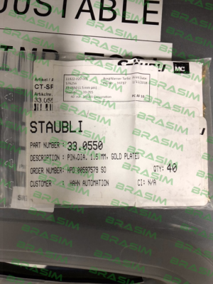 Staubli-CT-SP1,5/0,5-1,5K AU / 33.0550 price