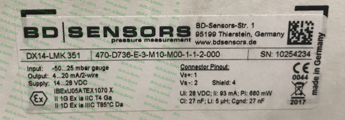 Bd Sensors-470-D736-E-3-M10-M00-1-1-2-000  price