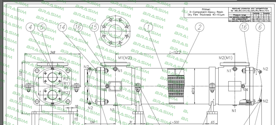 HS Cooler-KS20-ACN-421 L2800 price