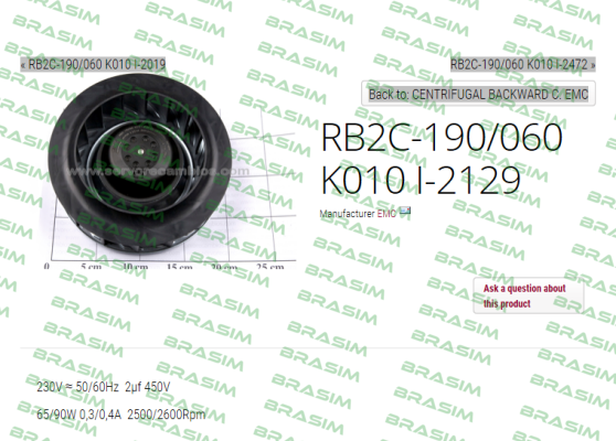 Emc-R2BC-190/060 K010 I-2129  price