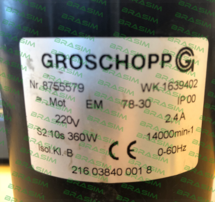 Groschopp-8755579 WK 1639402 oem  price