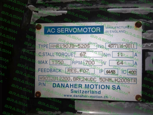 Danaher Motion-AHR190J8 - 520S price