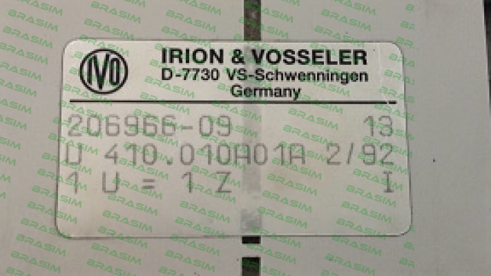 Irion-Vosseler-U 410.010A01A  price