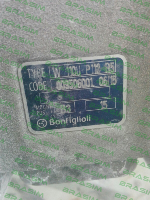 Bonfiglioli-W 110 U 15 P112 B5 B3 price