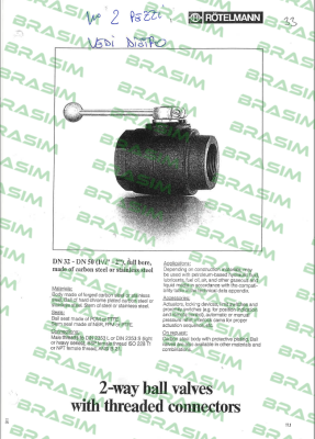 Rotelmann-DN32-PN315  M/M   M52x2 obsolete, replaced by DN 32 PN 420 price