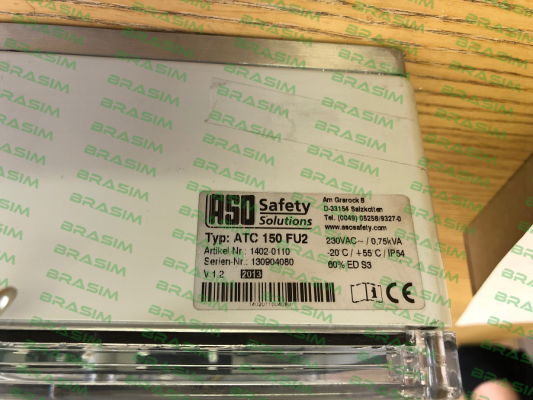 ASO SAFETY-1402-0110 - ATC 150 FU2 obsolete price