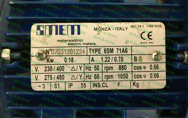 Smen-0.18KW 6P T230/400V HA71 B5 6SM71A6 price