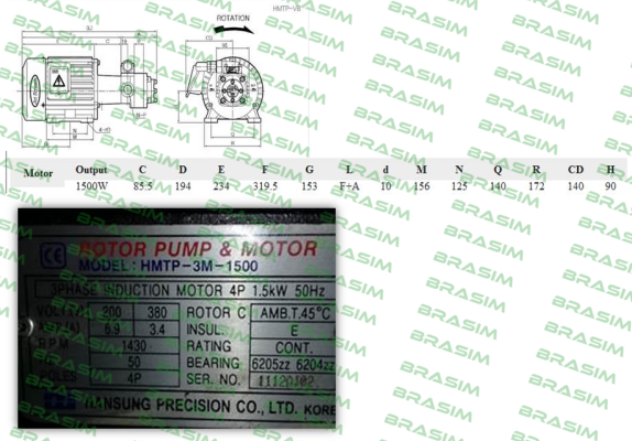 Hansung Precision-HMTP-3M-1500-204HAVB price