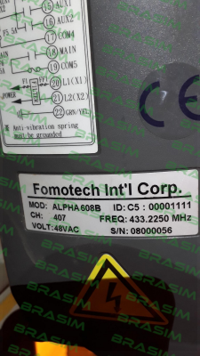 Fomotech-Alpha 608B, SN: 08000056 price