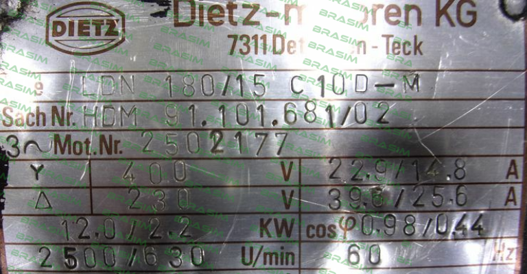 Dietz-Motoren-LDN 180/15 C10D-M price