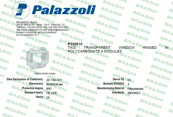 Palazzoli-538610 price