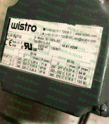 Wistro-FLA BG112 (15.51.0239) price