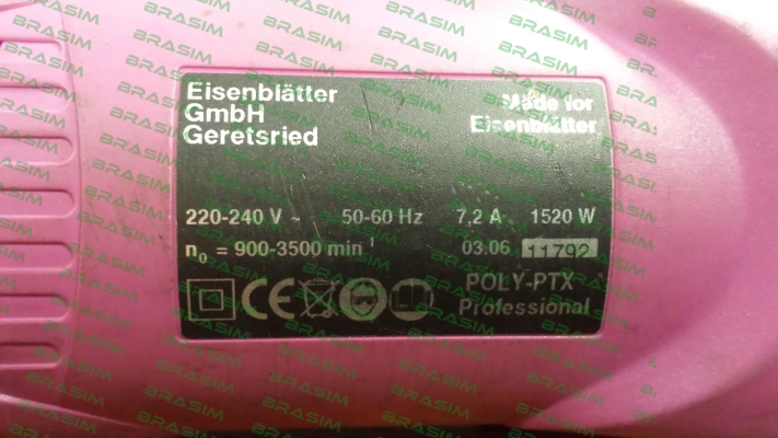 Eisenblätter-POLY-PTX 500  REPLACED BY  PTX 800 price