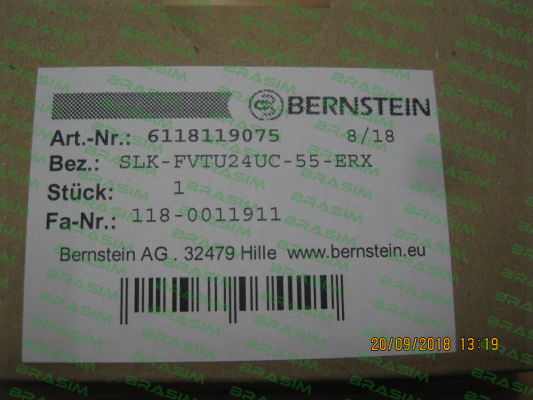 Bernstein-P/N: 6118119075 Type: SLK-FVTU24UC-55-ERX  price