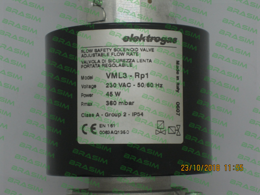 Elektrogas-VML-3-RP1 - 230 VAC - 50/60 Hz - 360 mbar (stock) price