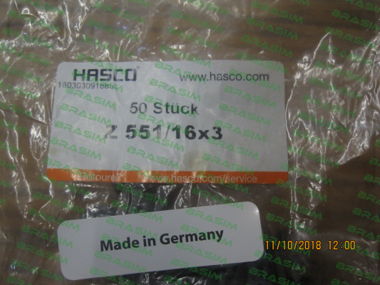 Hasco-Z551 16x3 price