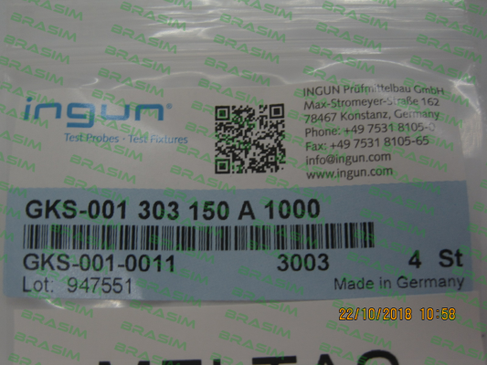 Ingun-GKS-001 303 150 A 1000 price