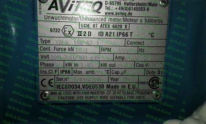 Aviteq-UVF16W-A2.1 220-240/380-415V 50HZ price