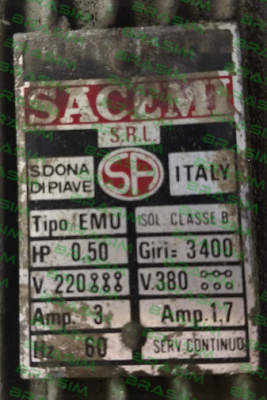 Sacemi-SP50/220mm 3ph price