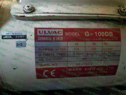 ULVAC-G-100DB OEM, alternative GHD101D price