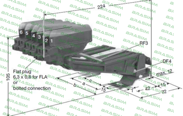 Vahle-P/n: 0157199/00, Type: SA-KESL32-55F-3-18HS-0-03-04-04 price