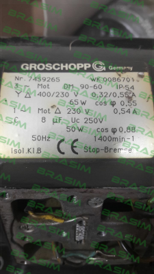 Groschopp-Nr. 7459265 WK 0086701 price