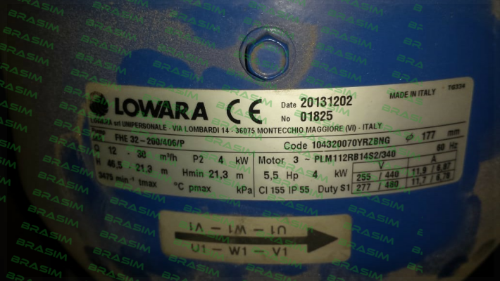 Lowara-FHE 32-200/406/P price